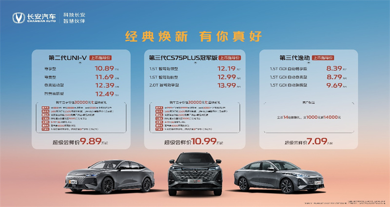 為華系車崛起注入“冠軍新力量”！長安汽車春季煥新發布會，三大明星爆款車型