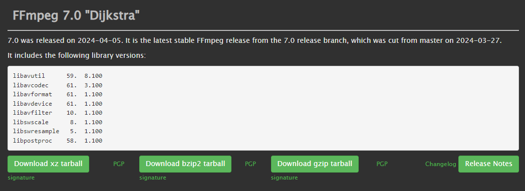媒體播放器通用框架FFmpeg 7.0發(fā)布 帶來原生VVC解碼器(圖1) 媒體播放器通用框架FFmpeg 7.0發(fā)布 帶來原生VVC解碼器(圖1)
