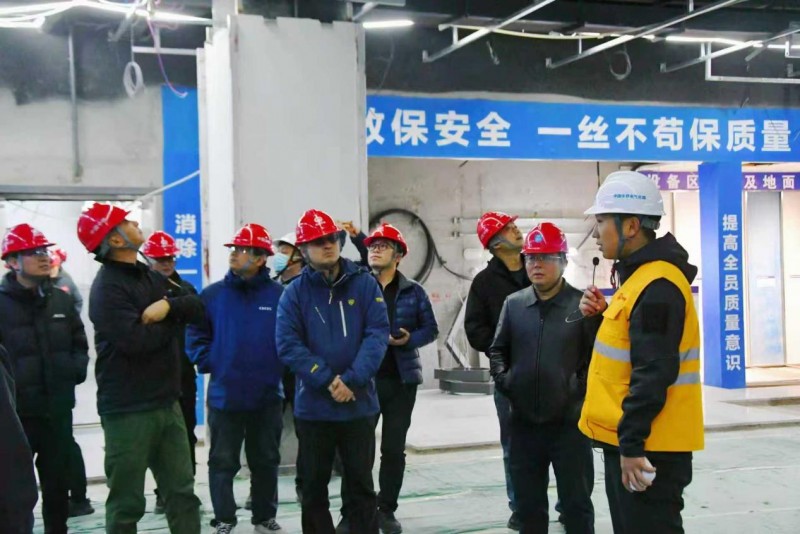 長春地鐵5號線項目迎來長春地鐵空港線（9號線）各參建單位考察交流